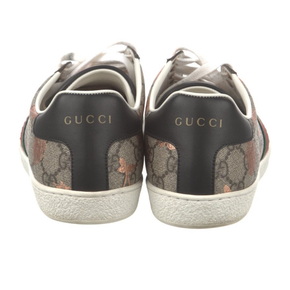 Gucci Cherry Print Monogram Sneakers - Picture 4 of 5